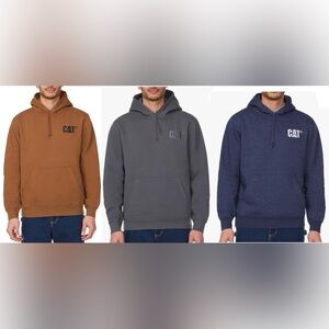 CAT caterpillar men's hooded sweatshirt assorted color&size Embroidered Logo New